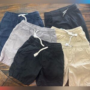 Cat & Jack Kids Shorts Set - Navy, Gray, Black, Tan